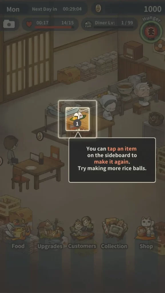 hungry hearts diner memories item on the sideboard