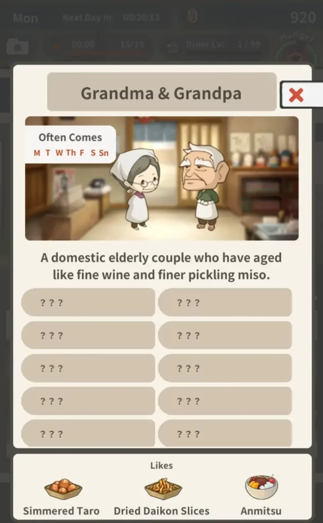 hungry hearts diner memories grandma and grandpa