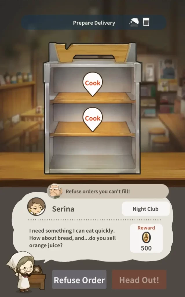 refusing an order in hungry hearts diner memories