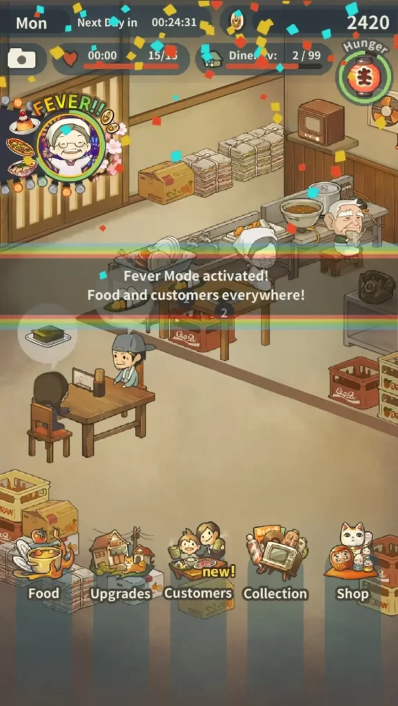 hungry hearts diner memories fever mode