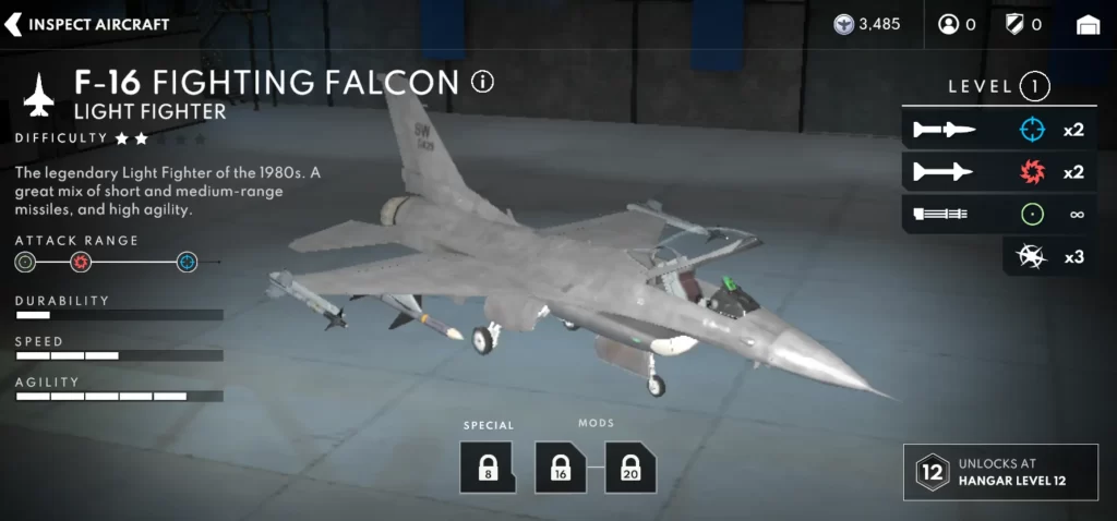 metalstorm f16 fighting falcon