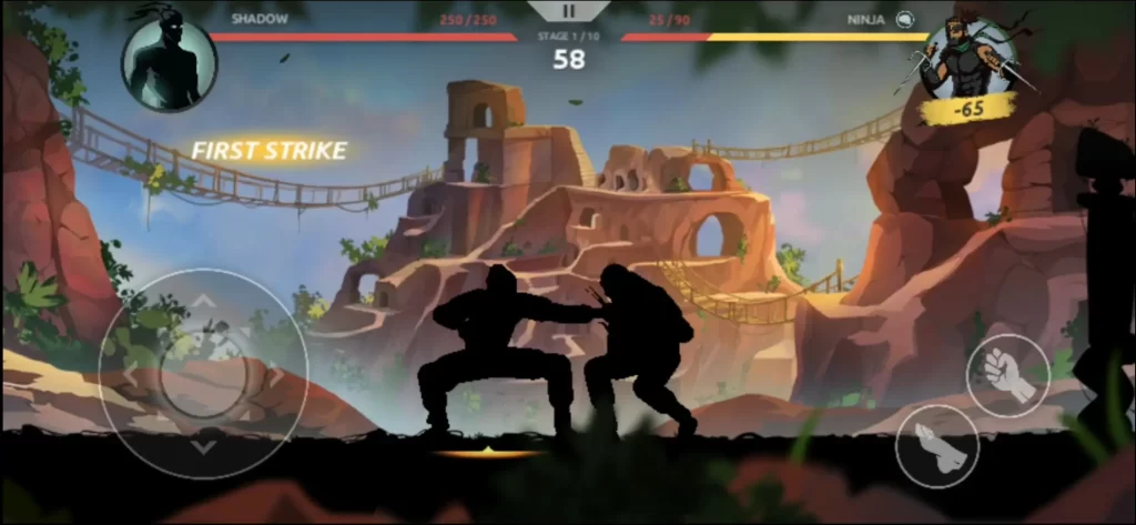shades shadow fight roguelike first strike