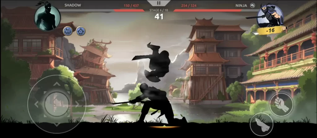 shades shadow fight roguelike jump