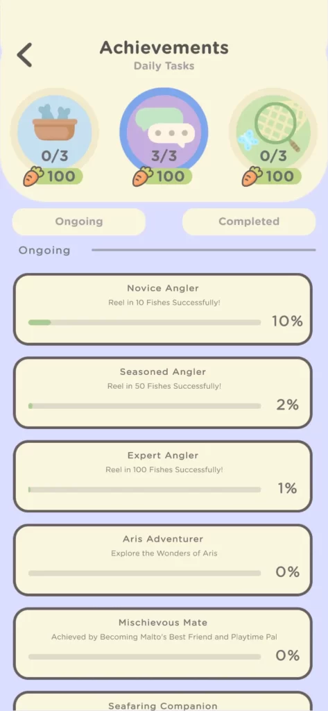 tsuki adventure 2 achievements