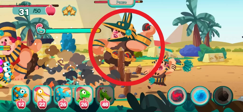 dino bash travel through time giants with bombs
