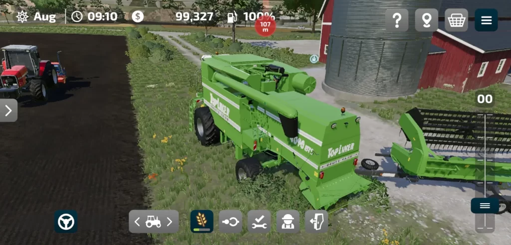 farming simulator 23 mobile harvester