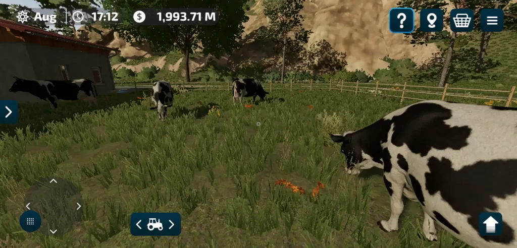 farming simulator 23 mobile cows