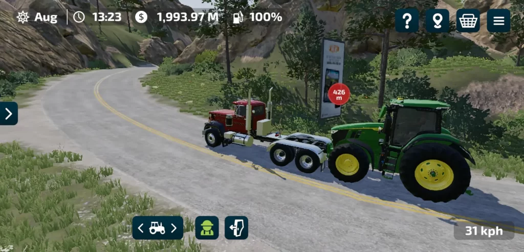 farming simulator 23 mobile gameplay