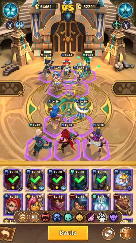 heroes awaken hero composition