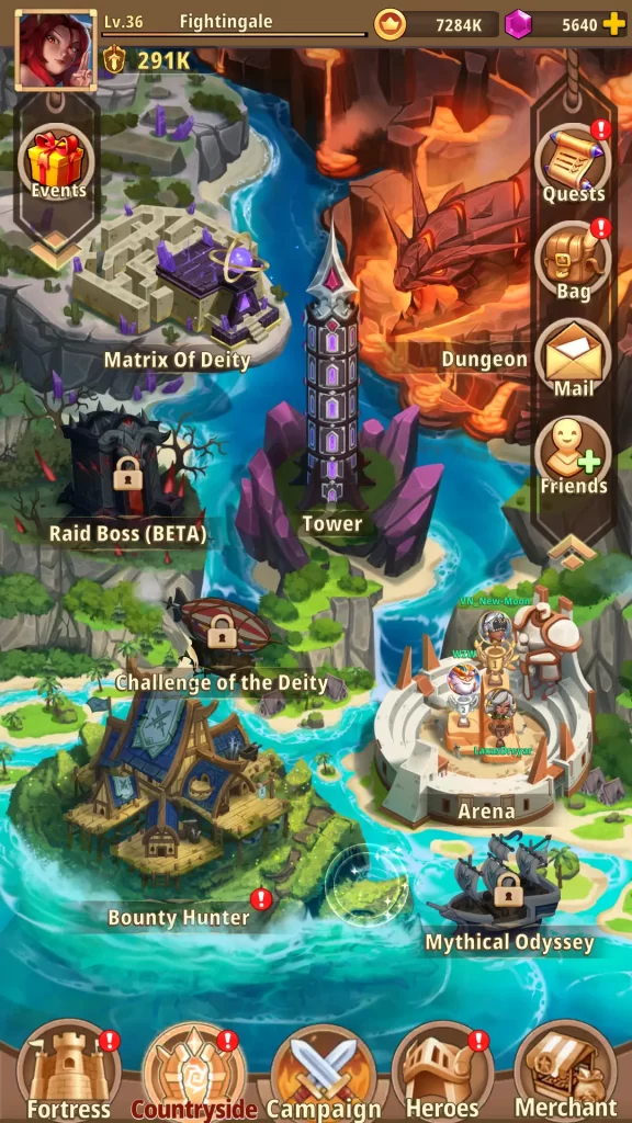 heroes awaken countryside