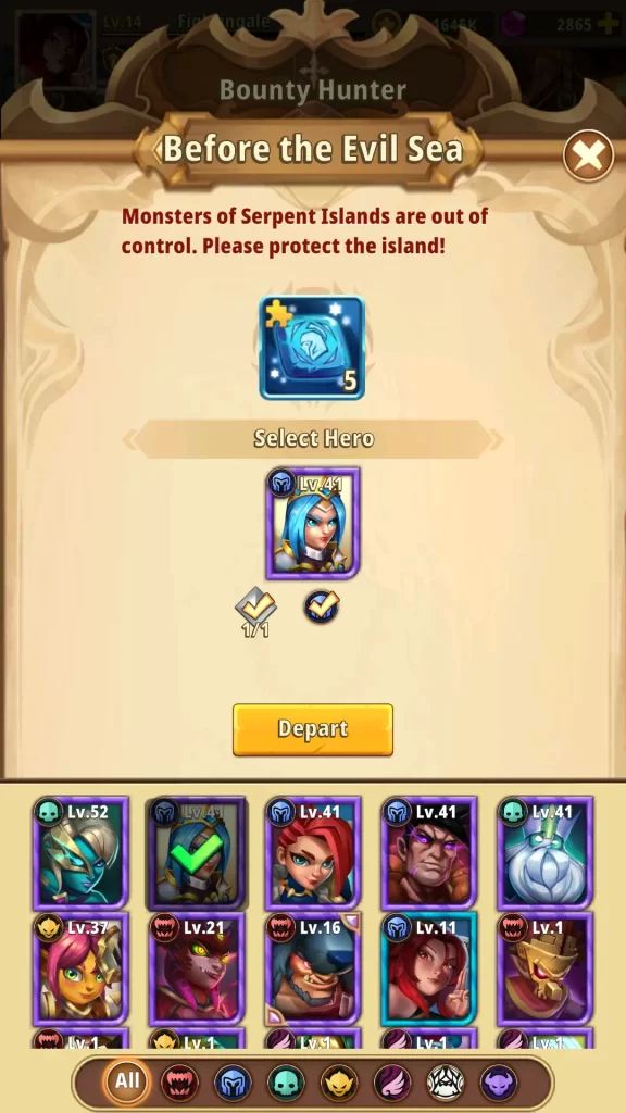 heroes awaken bounty hunter