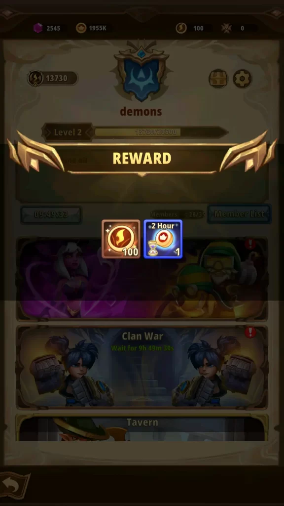 heroes awaken reward
