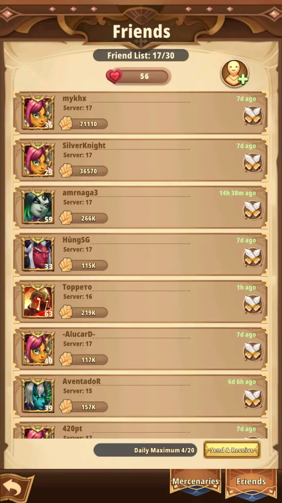  heroes awaken friends