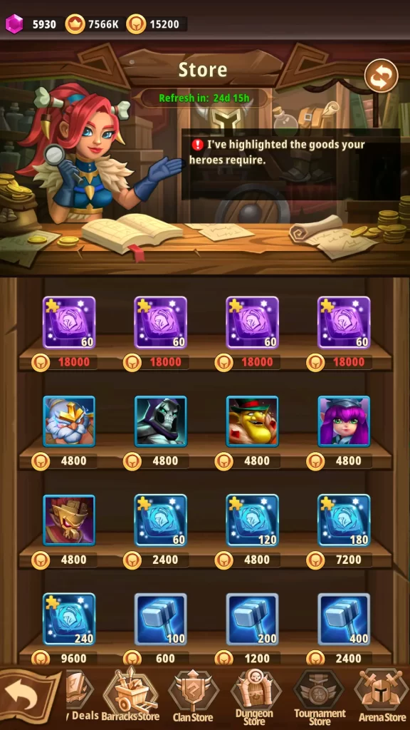  heroes awaken store 3