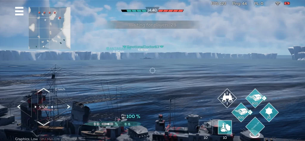 war thunder mobile ship encounter fight
