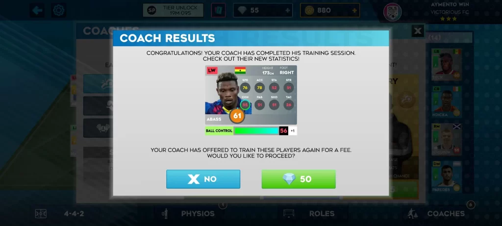 dream league soccer 2024 technical coach