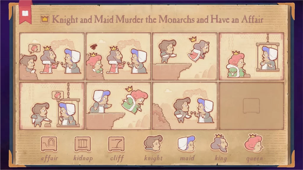 storyteller love revolution - knight and maid murder the monarchs and have and affair