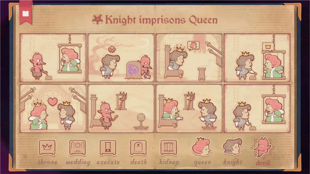 storyteller knight imprisons queen