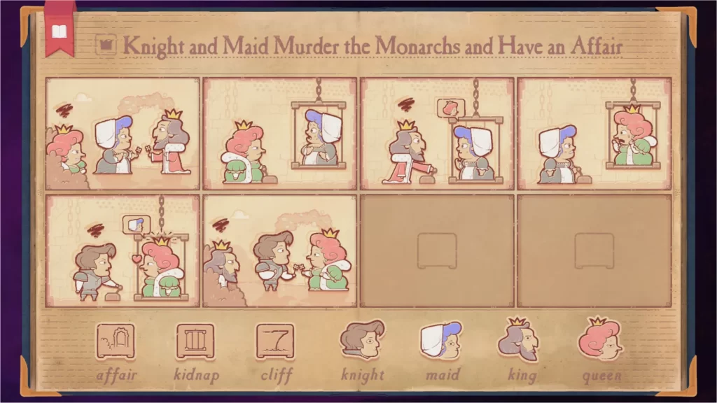storyteller knight and maid murder the monarchs and have an affair