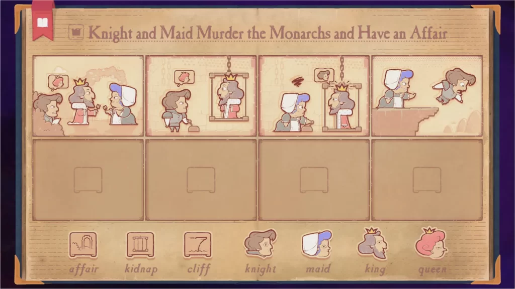 storyteller knight and maid murder the monarchs and have an affair