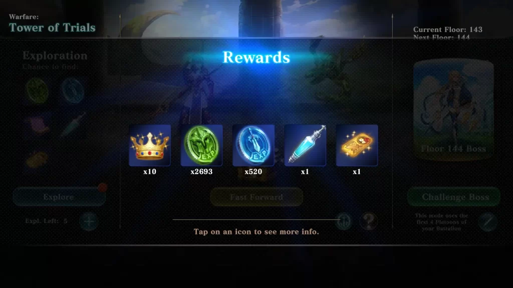 evertale exploration best loot