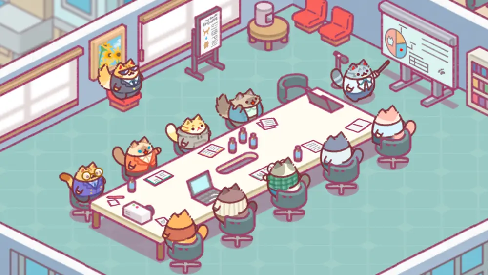 office cat idle tycoon cover